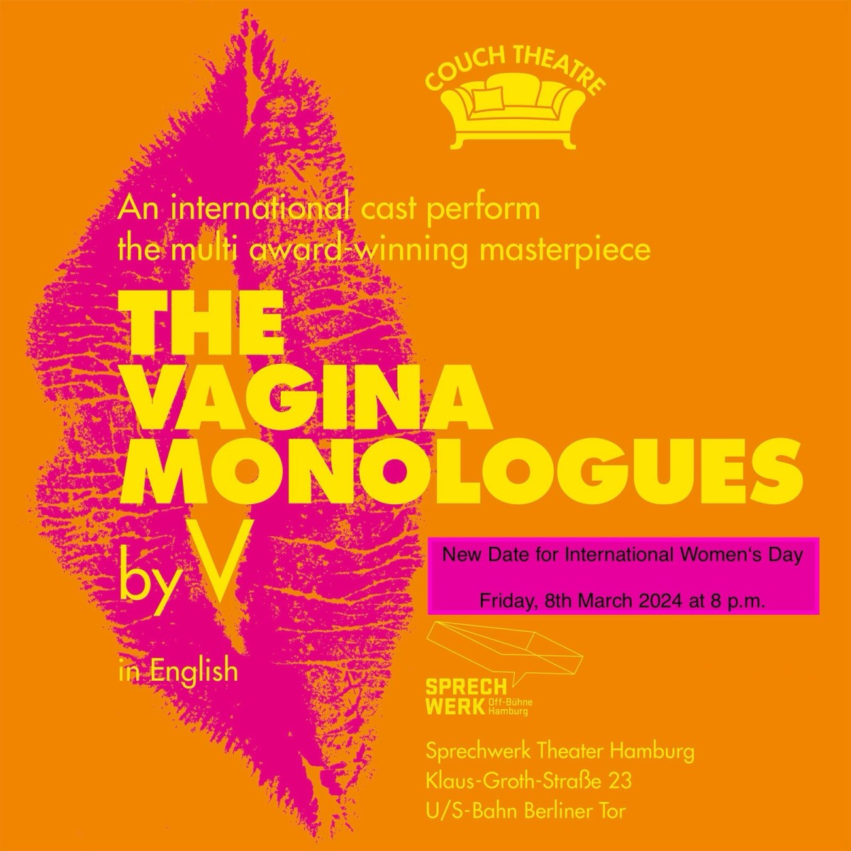 Couch Theatre Presents for International Women‘s&nbsp;Day